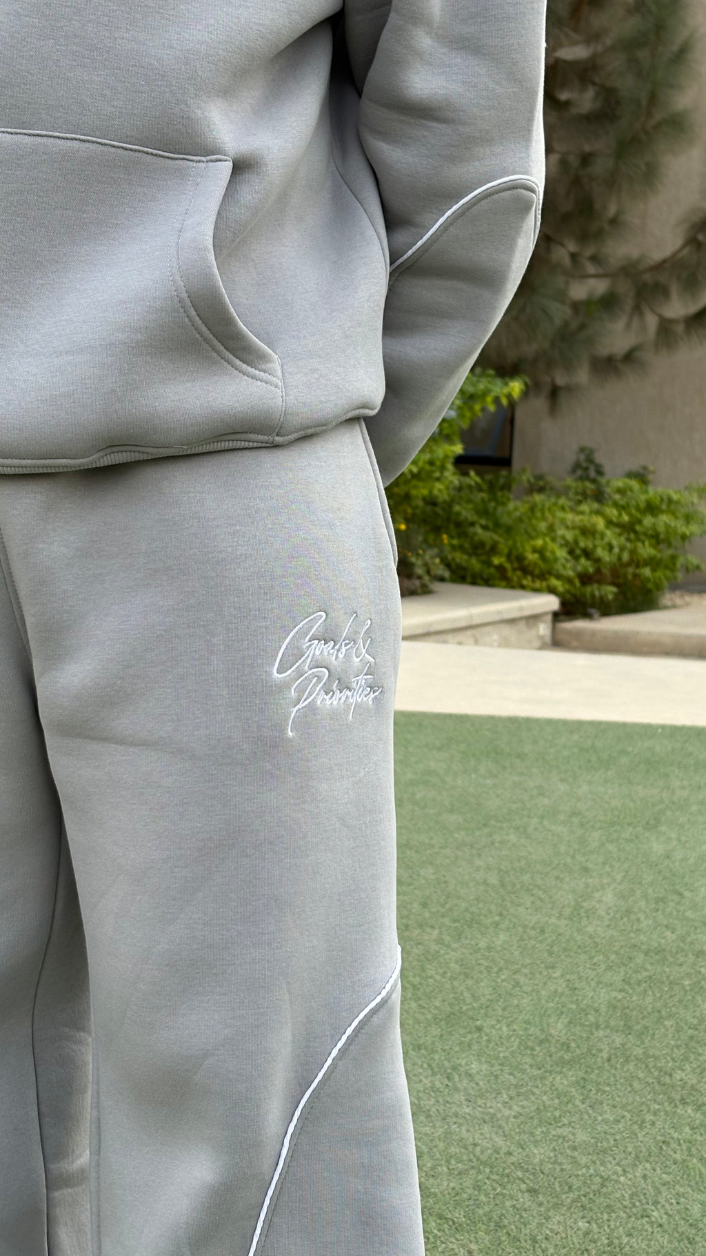 Silver Tracksuit Set