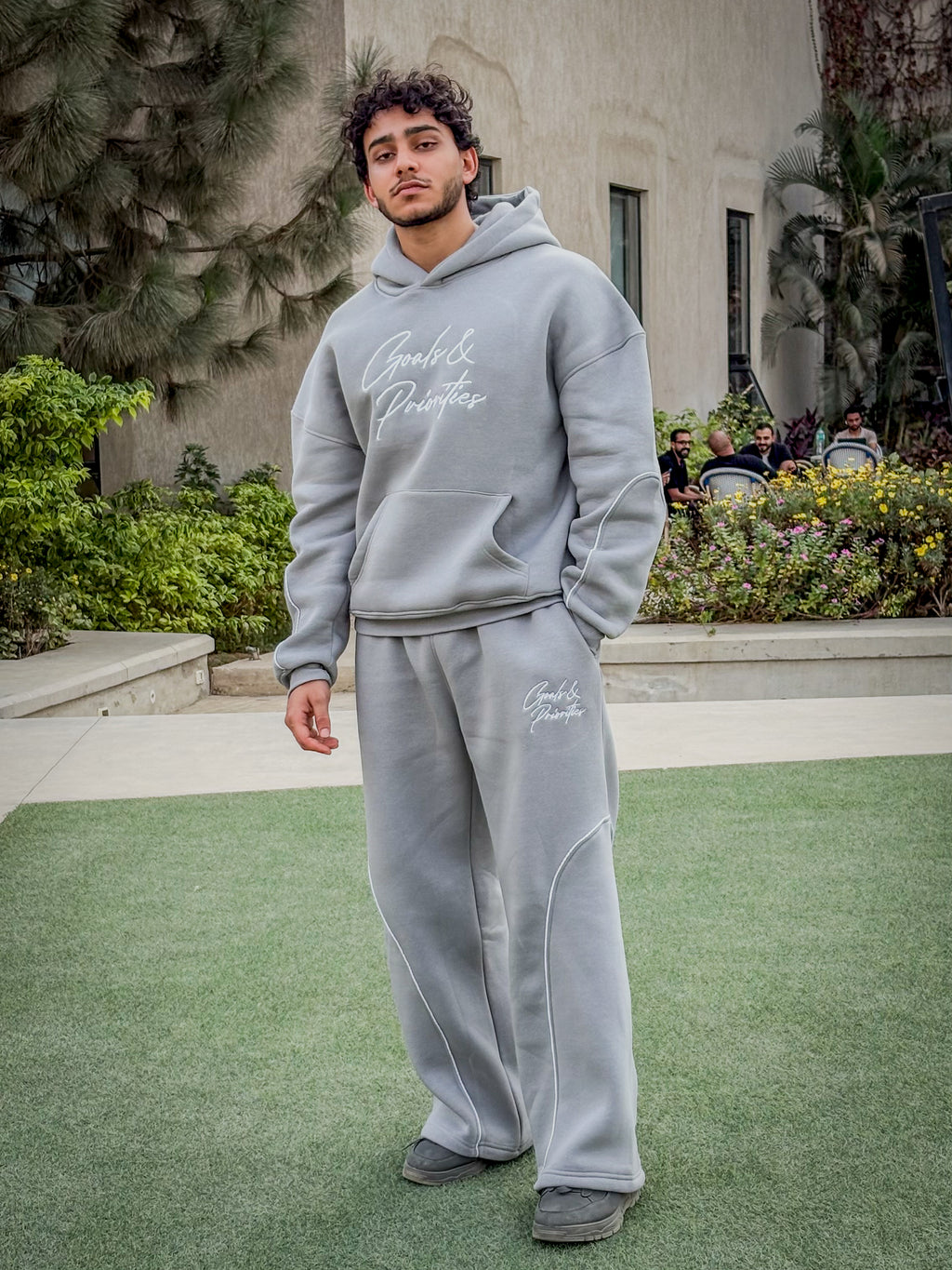 Silver Tracksuit Set