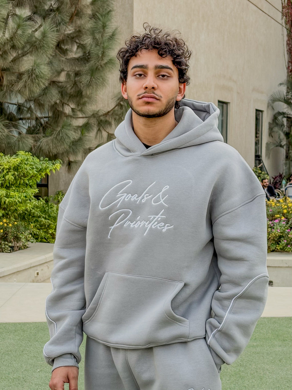 Silver Tracksuit Set