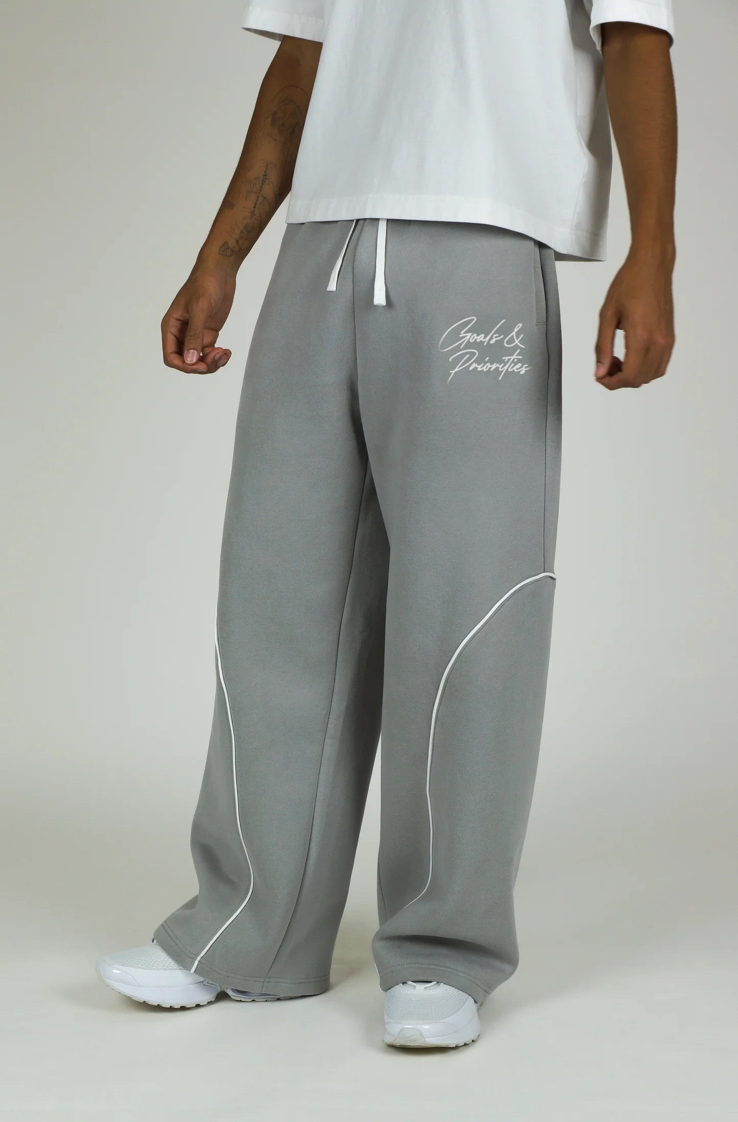 Silver Sweatpants – Premium Fleece