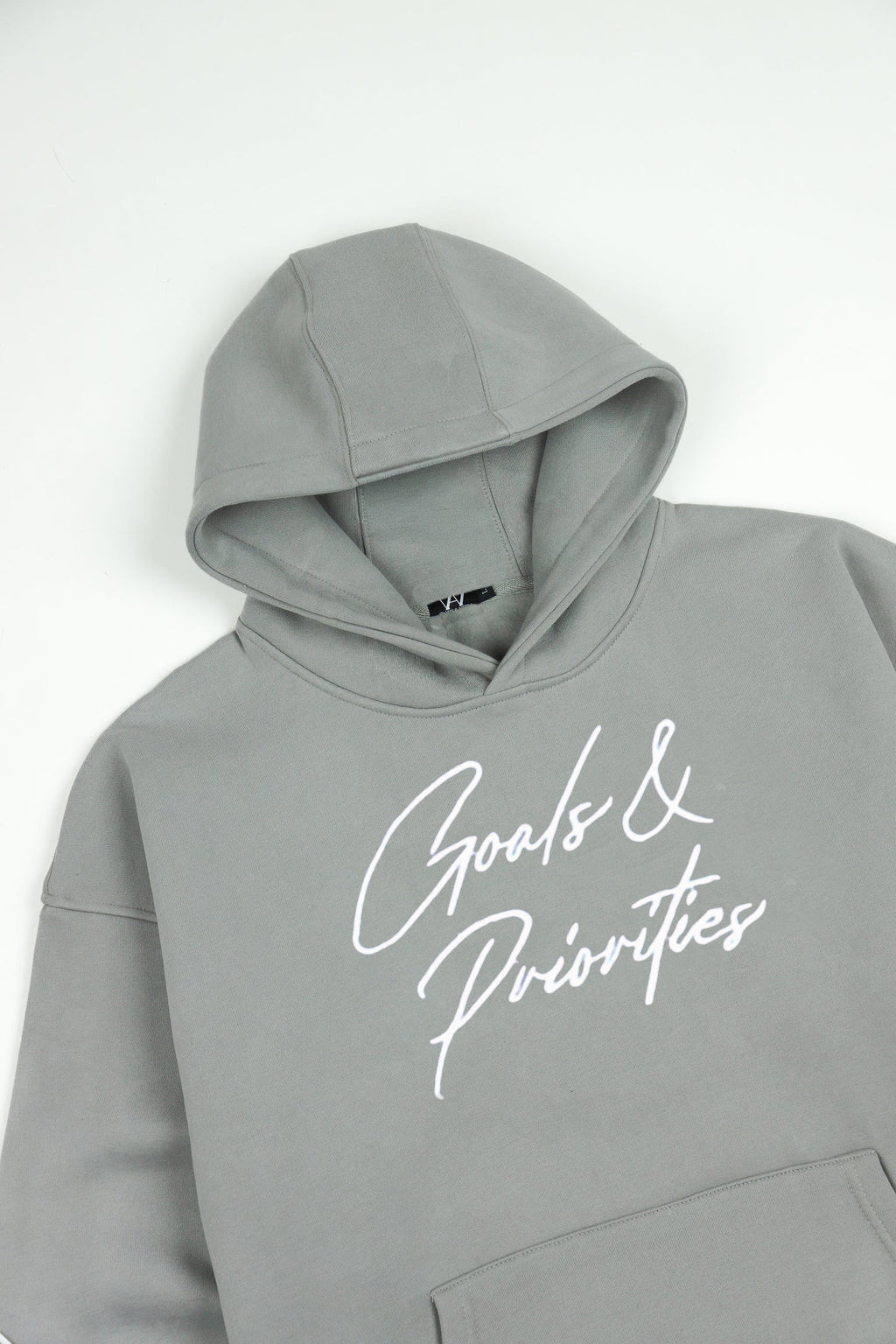 Silver Hoodie – Premium Fleece