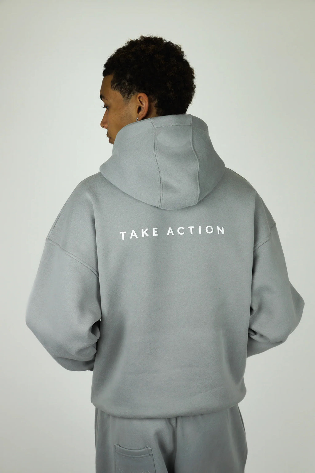 Silver Hoodie – Premium Fleece