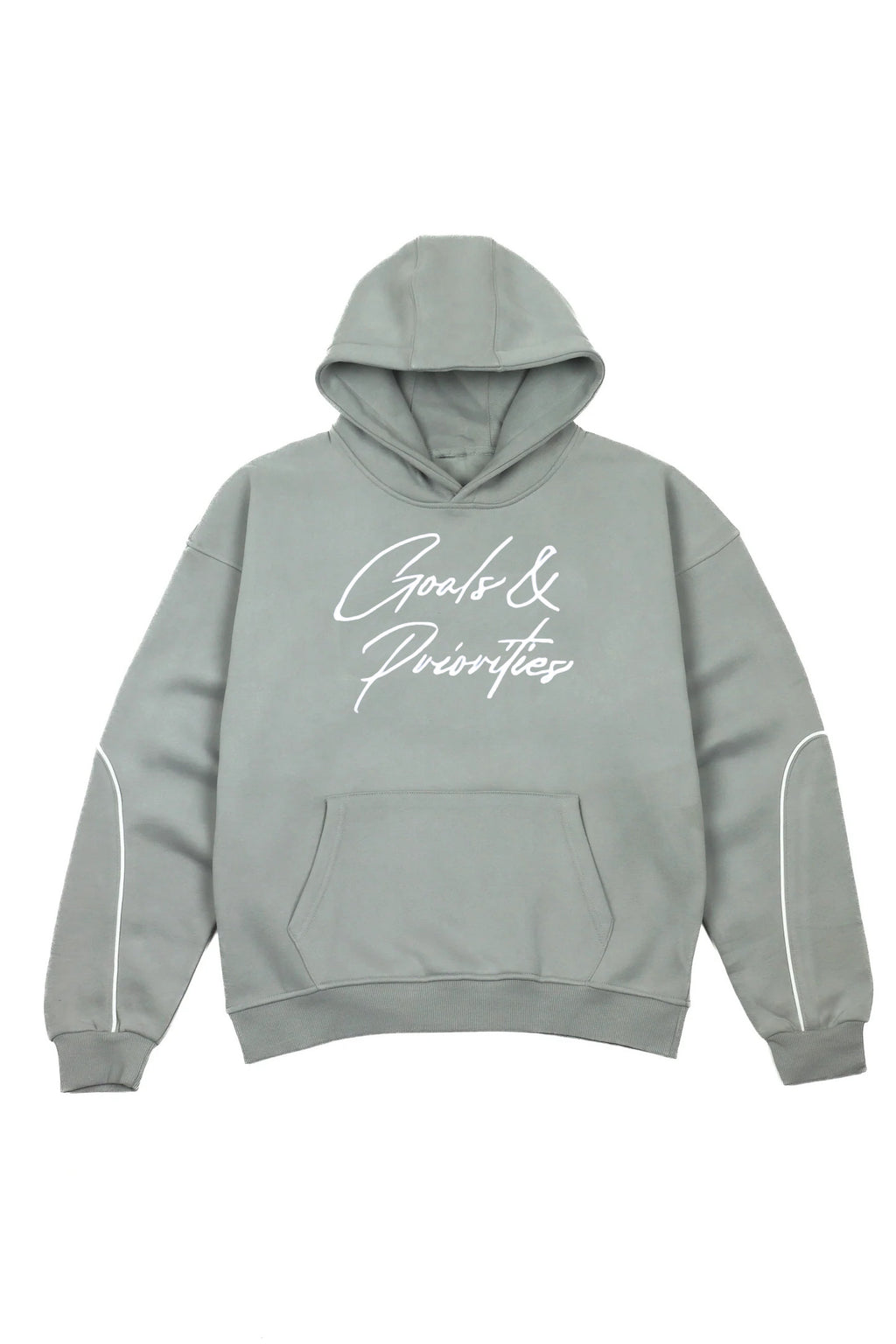 Silver Hoodie – Premium Fleece